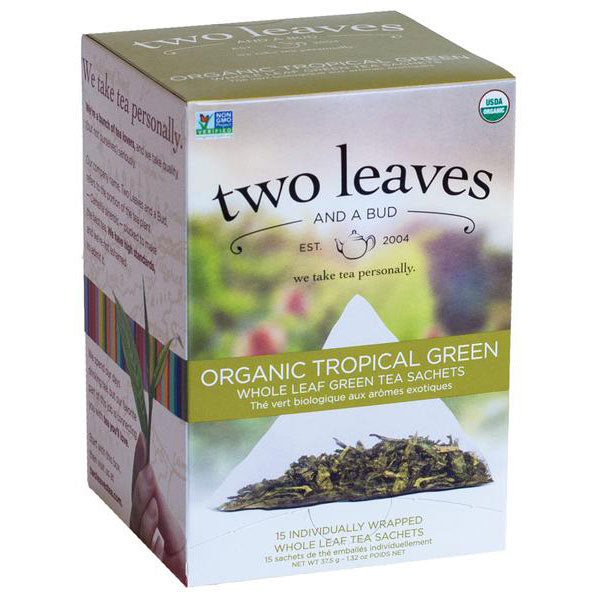 Two Leaves and Bud Leaves Organic Tropical Goji Green Tea